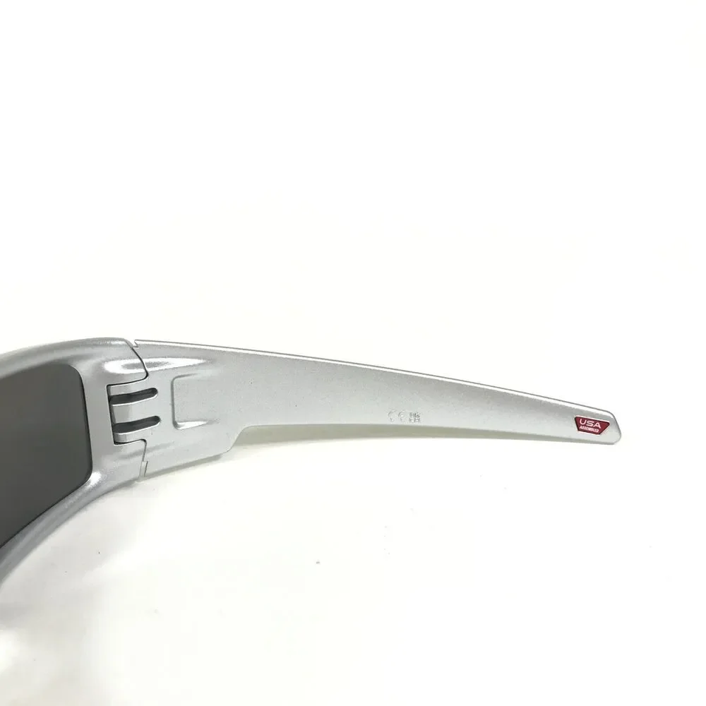 Oakley Sunglasses Gascan OO9014-C160 Metallic X-Silver Black Prizm Polarized - Picture 7 of 12